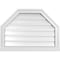 Ekena Millwork Octagonal Top Surface Mount PVC Gable Vent w/ 2"W x 2"P Brickmould Sill Frame, 28"W x 20"H GVPOT28X2003SF - alternate 1